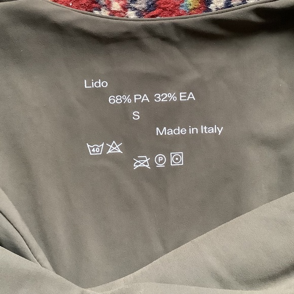 Classic Uno Lido swimsuit, small, olive green - Picture 7 of 9